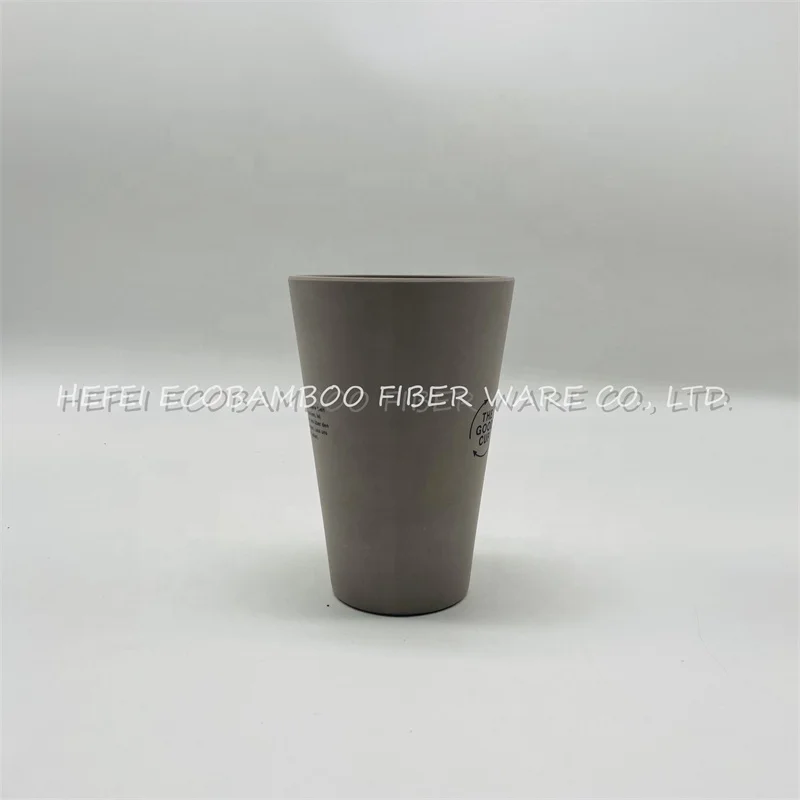 Bamboo Cups for Kids- Bamboo Fiber Cup Set of 4 Reusable, Dishwasher Safe and BPA Free Cups for Kitchen, Parties or Outdoor Use,