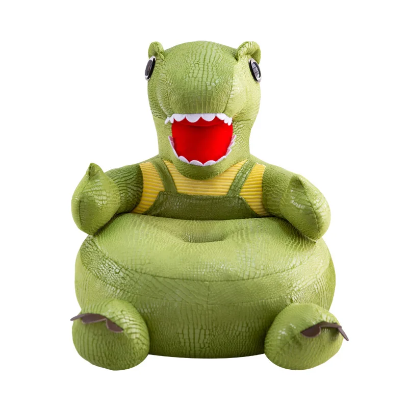 Cartoon Stuffed Dinosaur Kids Animal Sofa Baby Support Seat Chicken Unicorn Plush Soft Baby Sofa Infant Baby Sofa Seat Boys