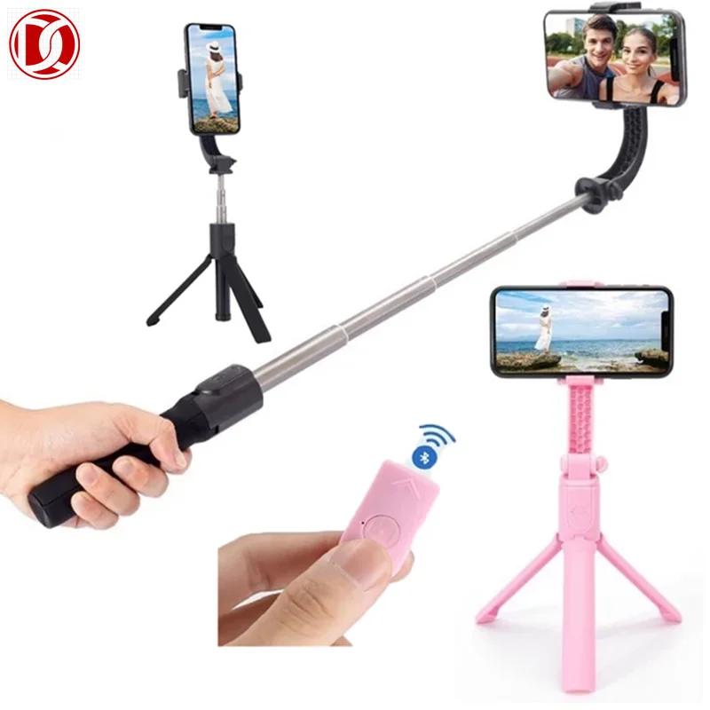 High quality and low price Blue tooth H5 Selfie Stick Stand Stabilizer Gimbal Handheld vlog Anti-shake  Gimbal Stabilizer