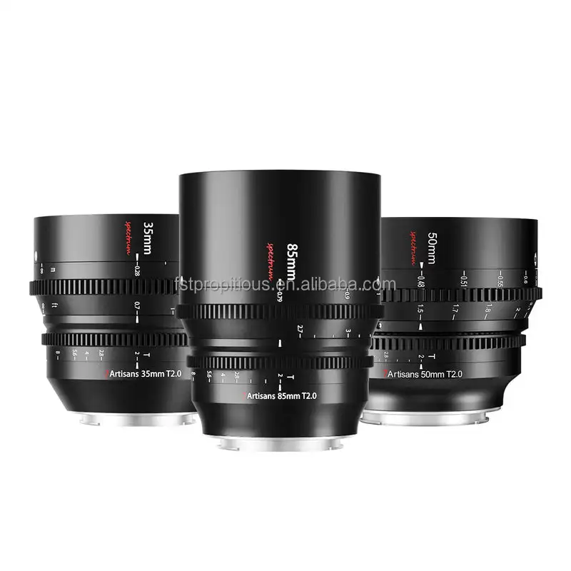 7artisans MF 35mm T2.0 Full Frame Ultra-long Focus Cine Lens for Studio Photography with Sony E Nikon Z Panasonic Sigma L Mount