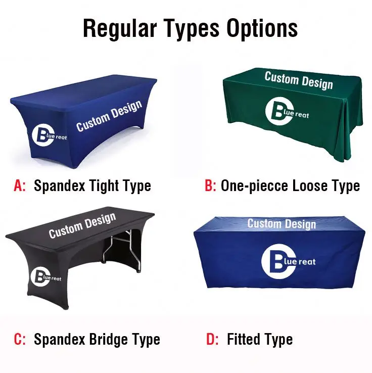 Customized Event & Conference Promotional Stretch Table Cover With Company Logo