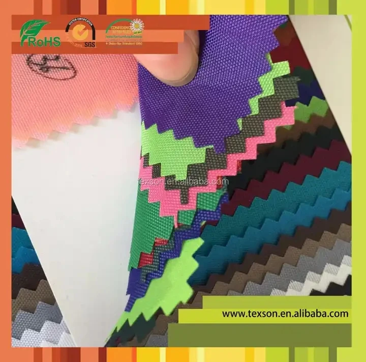 500D *500D PU coated 100% polyester Oxford fabric recycling eco-friendly fabric textile raw material Oxford fabrics