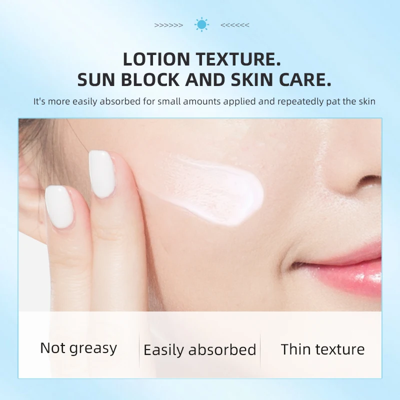 Private Label Moisturizer Whitening Body Face Sunscreen Lotion Cream Korean Spf 50 Sunscreen