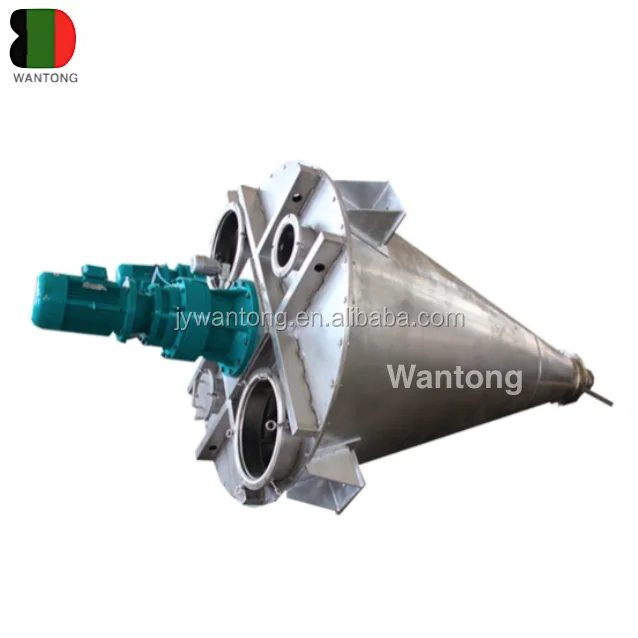 SHJ smh нержавеющая сталь промышленный сухой порошок двойной конический винт спиральный ленточный миксер цена