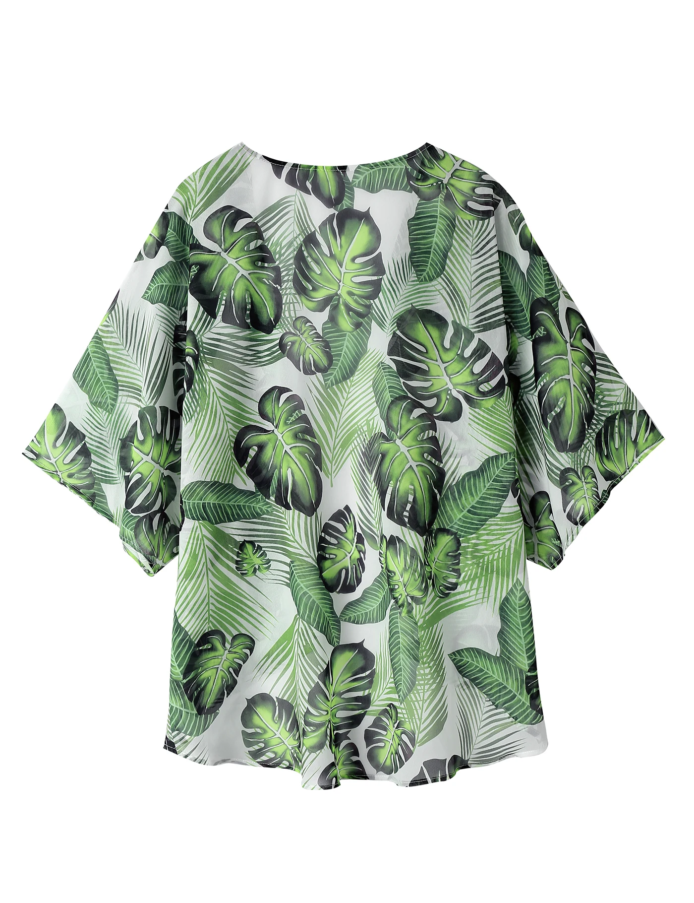 
Viscose floral print blouse autumn female print kimono robe ladies cover up women floral ruana 