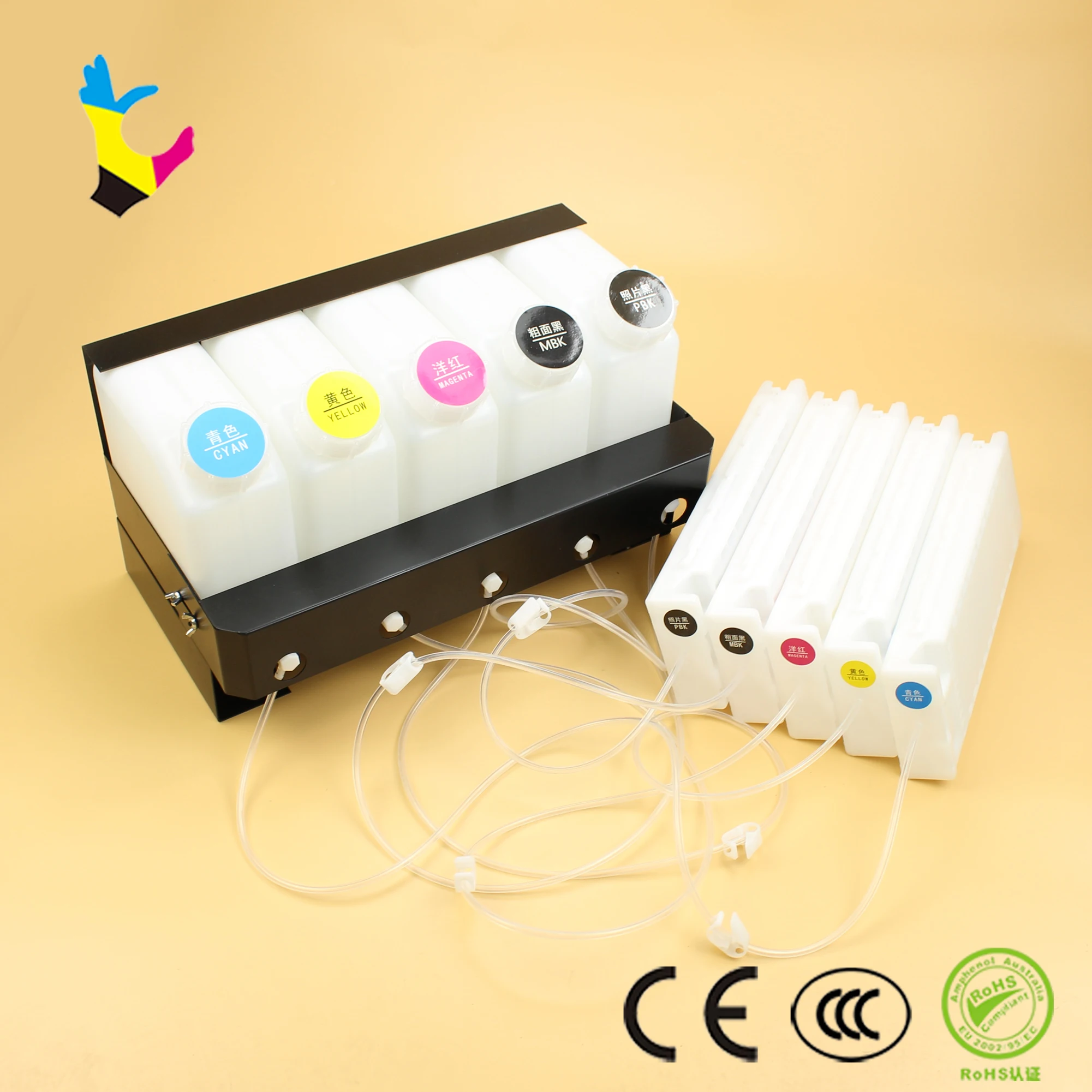 2021 Новый CISS для Epson T3200 T5200 T7200 T3270 T5270 T7270 T3000 T5000 T7000 T3070 T5070 T7070 Система непрерывной подачи