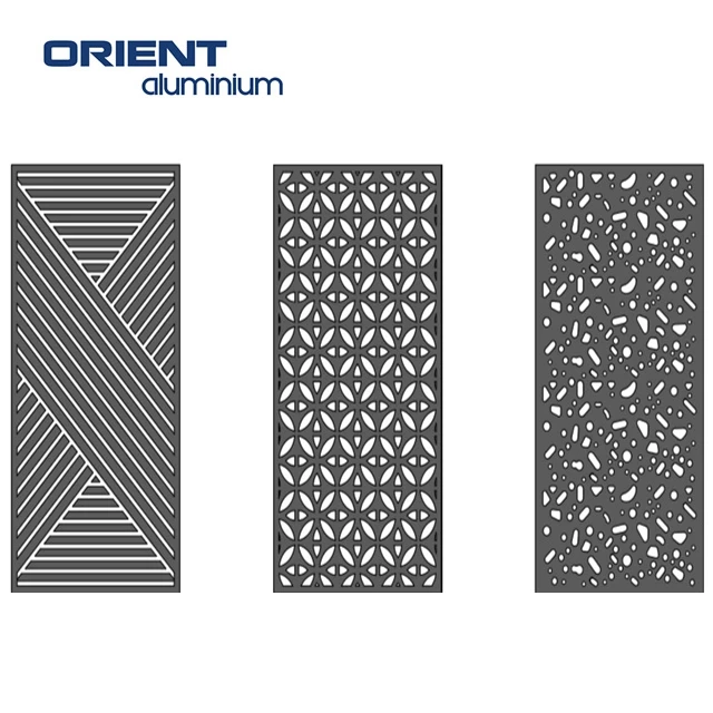 Laser Cut Aluminum Decorative Interior Perforated Metal Screen Wall Panel