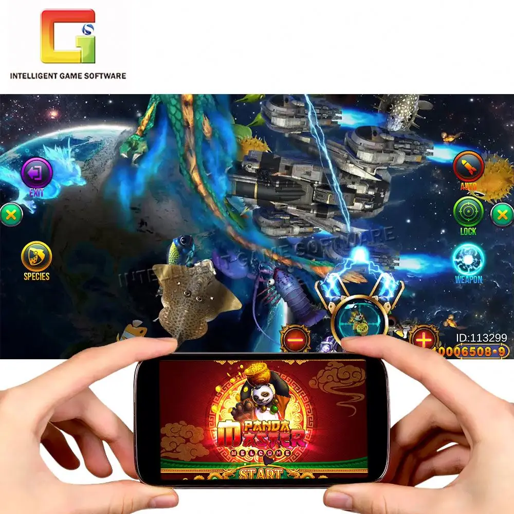 Panda Master Mobile Virtual Fishing Software App Hot Selling  Platform Table Top Online 3D Fish Game