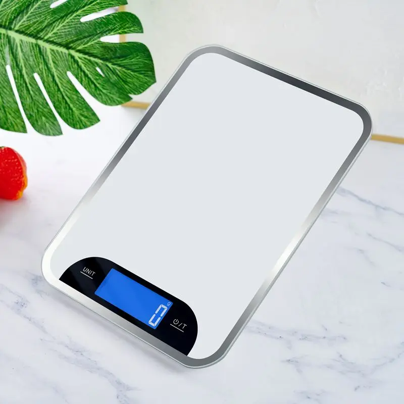 Fashion electronic usb High Accurate Touch Key Digital Food Scale Tempered kitchen glass scale