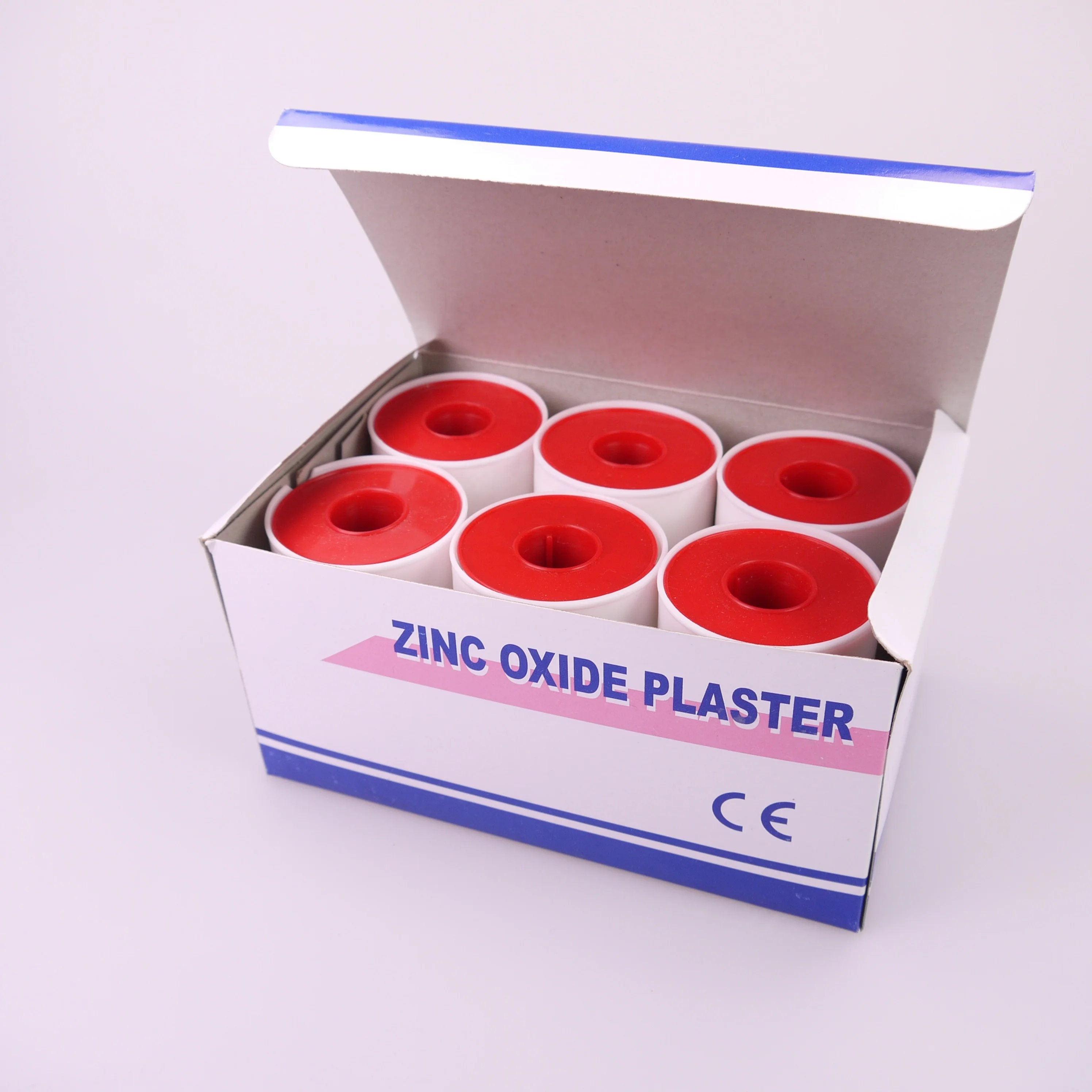 White Colored Adhesive Zinc Oxide Tape for Medical Use
