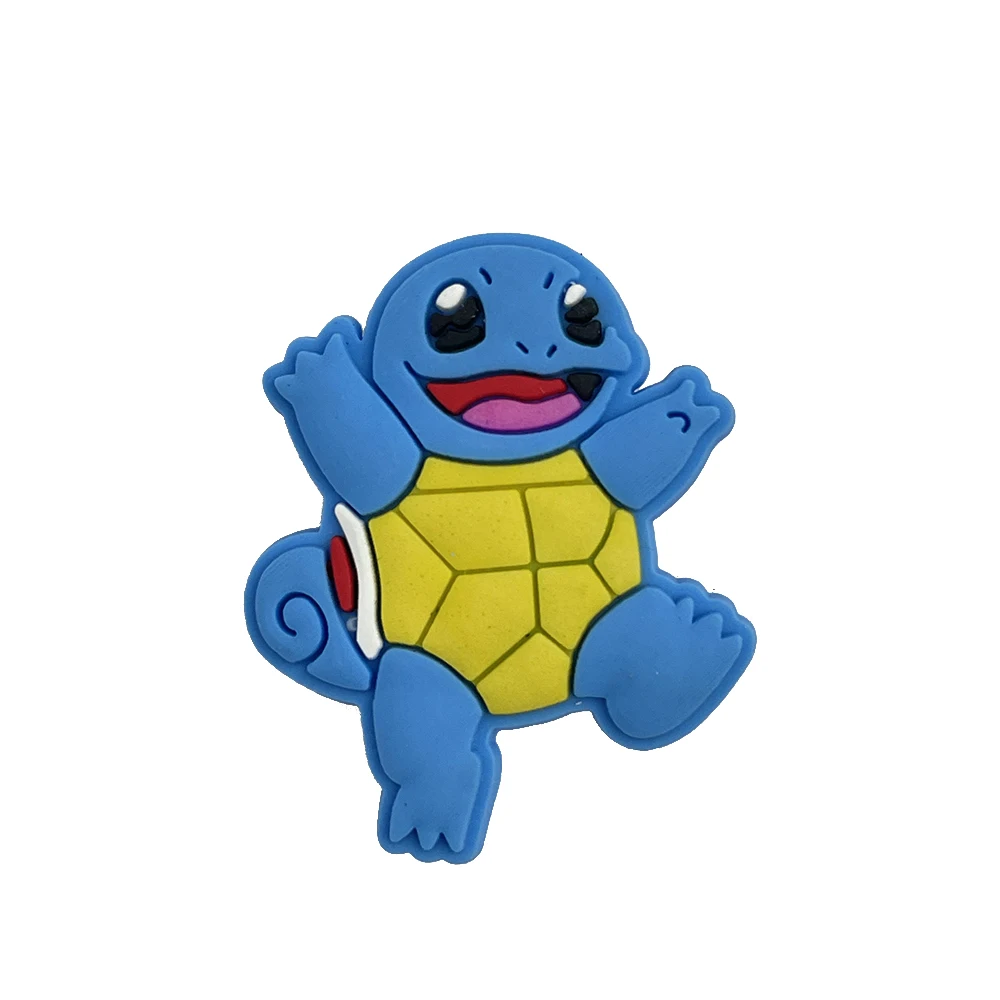 1Pcs PVC Shoe Buckle Accessories Pikachu DIY Cartoon Animals Shoes Decoration For Kids Shoes Charms Kids Party Gift