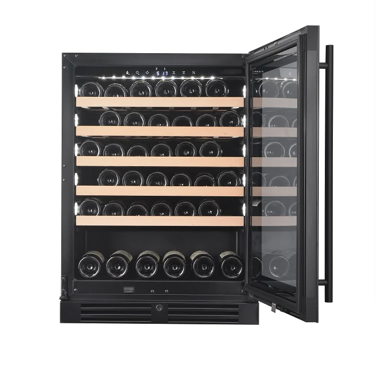 Middle size Wine Freezer Refrigerators Wine Chiller Cooler Digital Wine Display Refrigerator