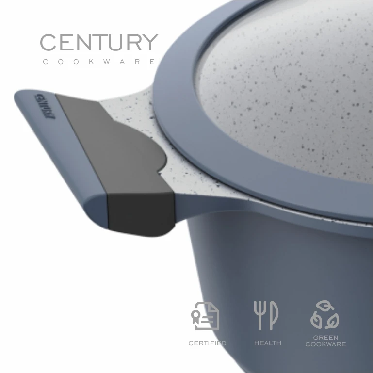 Modern Classical Aluminum Casserole Kitchenware Set Non-Stick Coating for Cooking