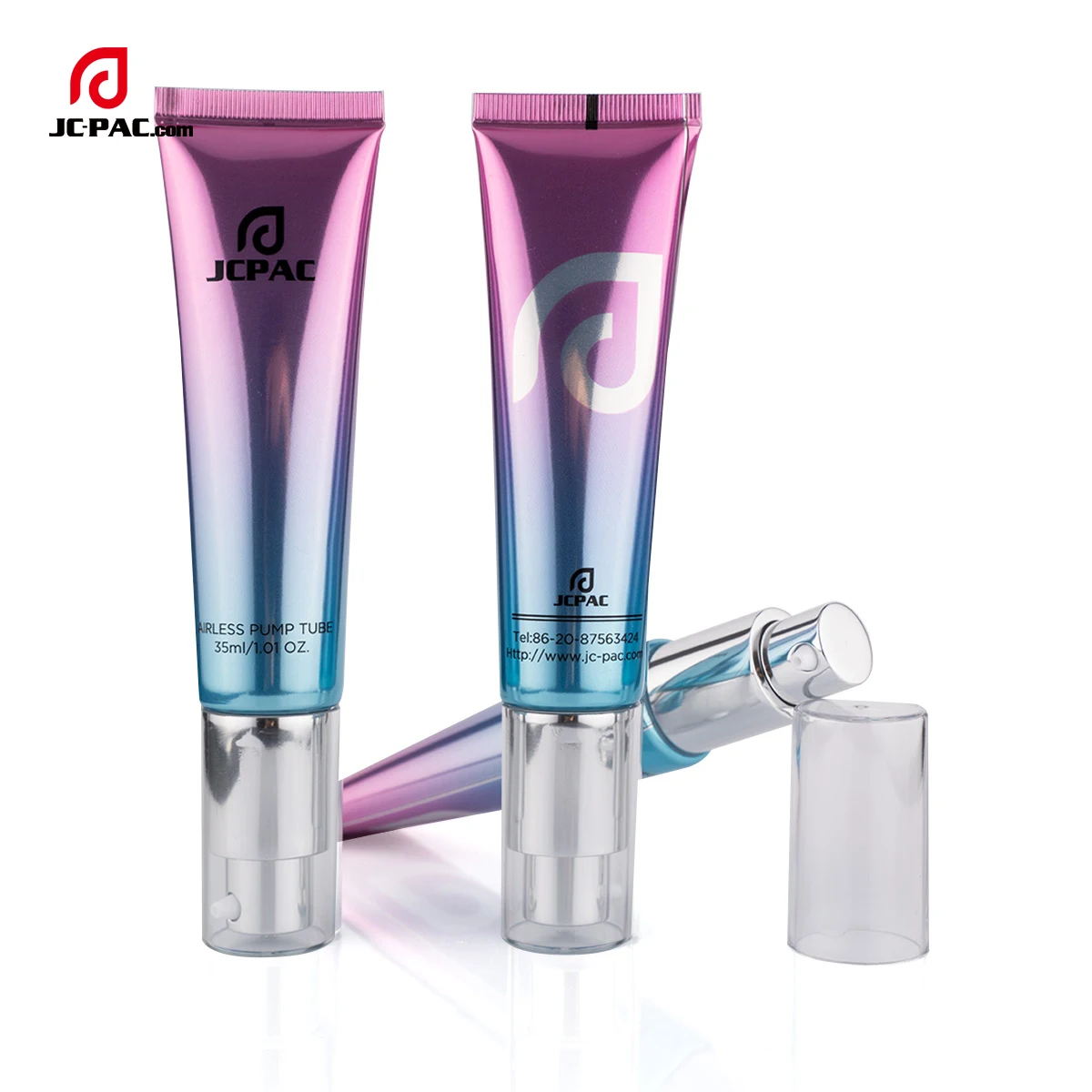 High Quality Cosmetic Airless Pump Tube for Eye Cream BB Cream Packaging