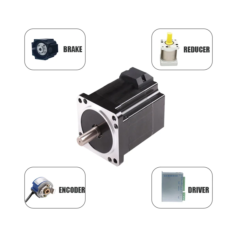 High Frequency 3 phases 100w 48v 3000rpm customized brushless motor For Automation equipment
