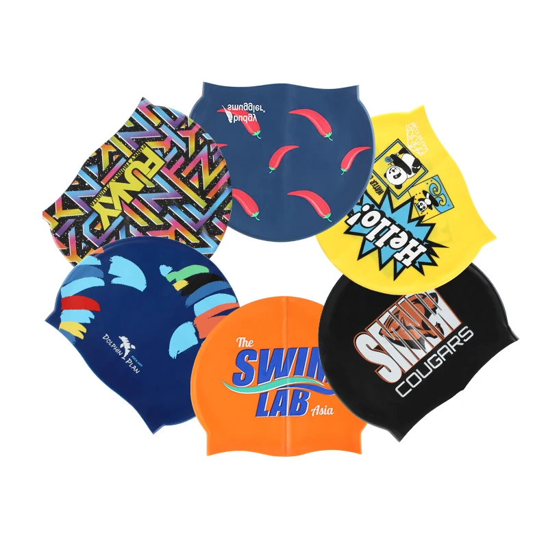 Hot sale Swimming Caps High Quality Best Water-proof Swimming Hats High Elasticity Silicone Swim Caps