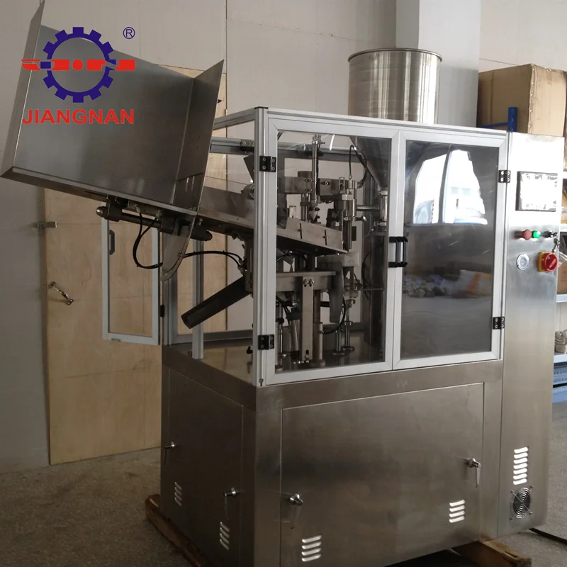 NF-60 Automatic Plastic Aluminum Laminated Cream Ointment Tube Filling and Sealing Machine