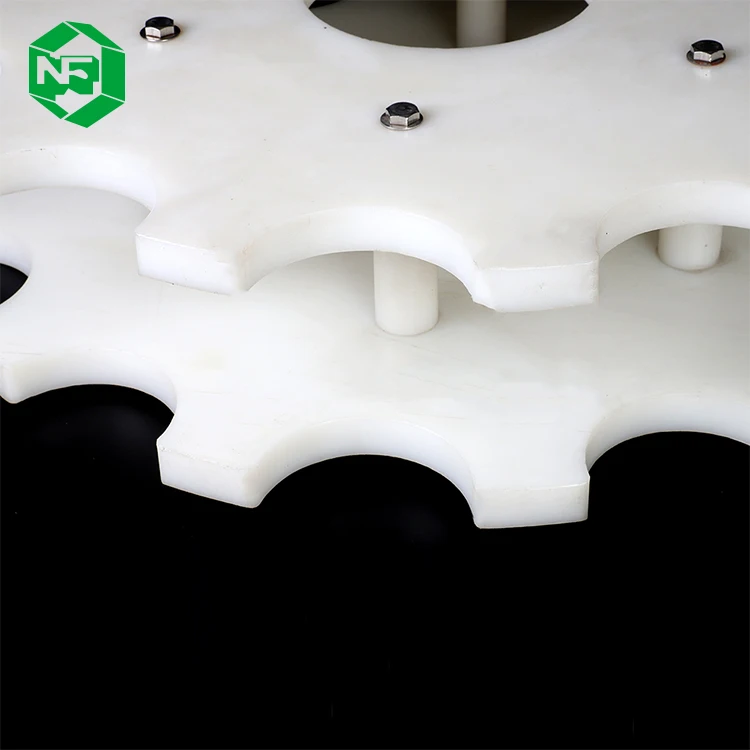 
Hot selling plastic processing accessories plastic gear casting molding conveying equipment star wheel plastic sprockets 