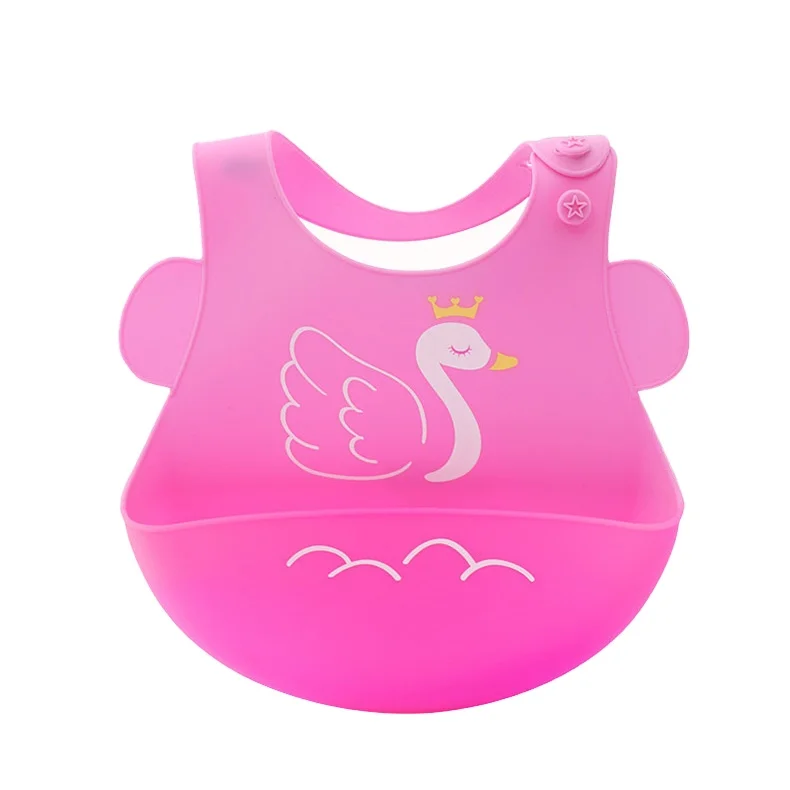 Baby Products Waterproof Food Grade Feeding mushie silicone baby bib