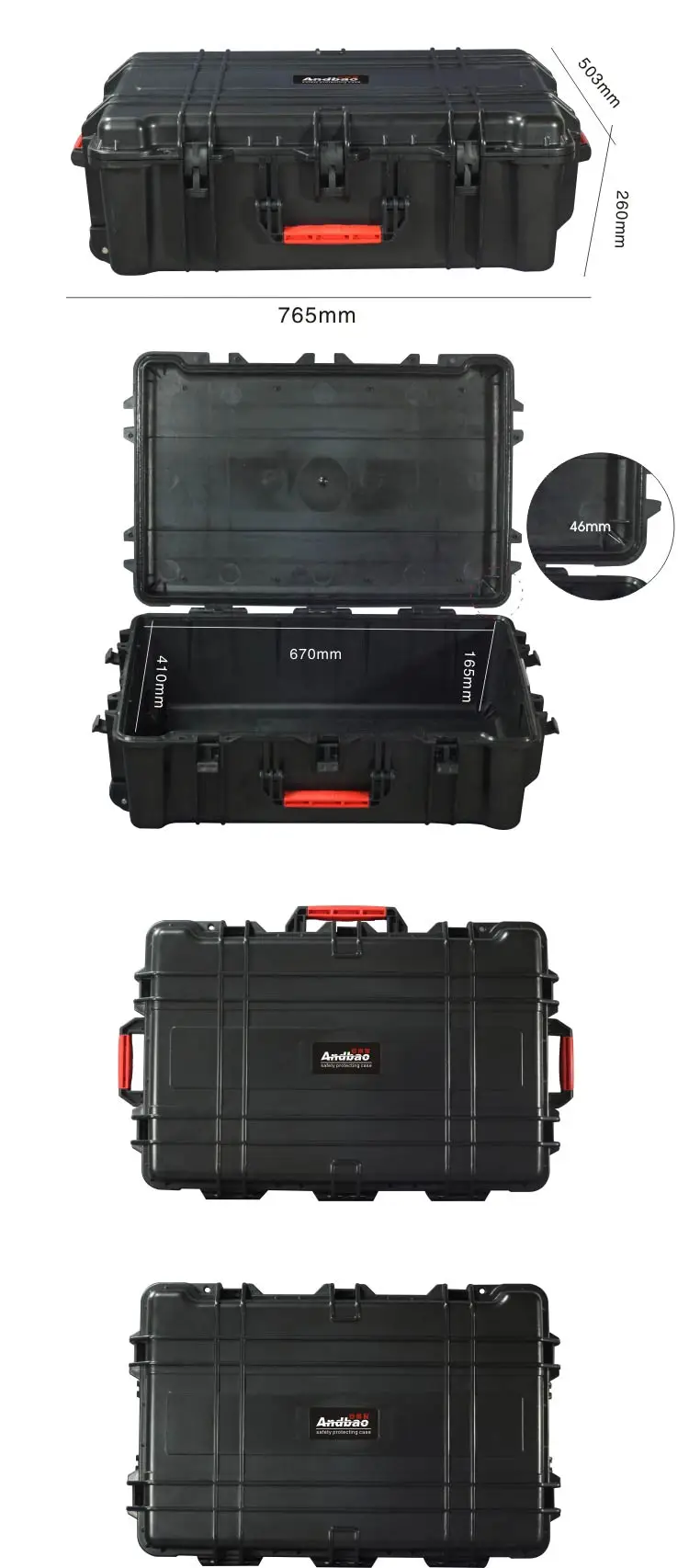 factory wholesale hard storage eva case hair dryer case carry case with pocket for blower