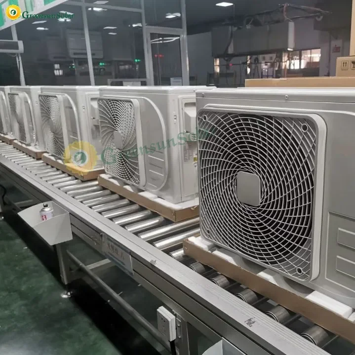 Солнечный + сетевой Кондиционер 9000BTU- 24000BTU Гибридный домашний солнечный кондиционер для тепла и