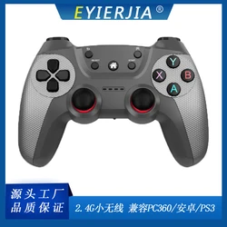 Eyierjia pc 2.4g wireless usb gamepad video game controller for android mobile and smart TV for PS3 and PC steam