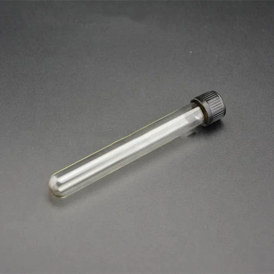 Стеклянная пробирка (17*100 мм) с бакелитовым винтом C Ap