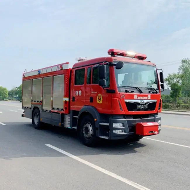 Пожарная машина MAN CAFS из Германии по заводской