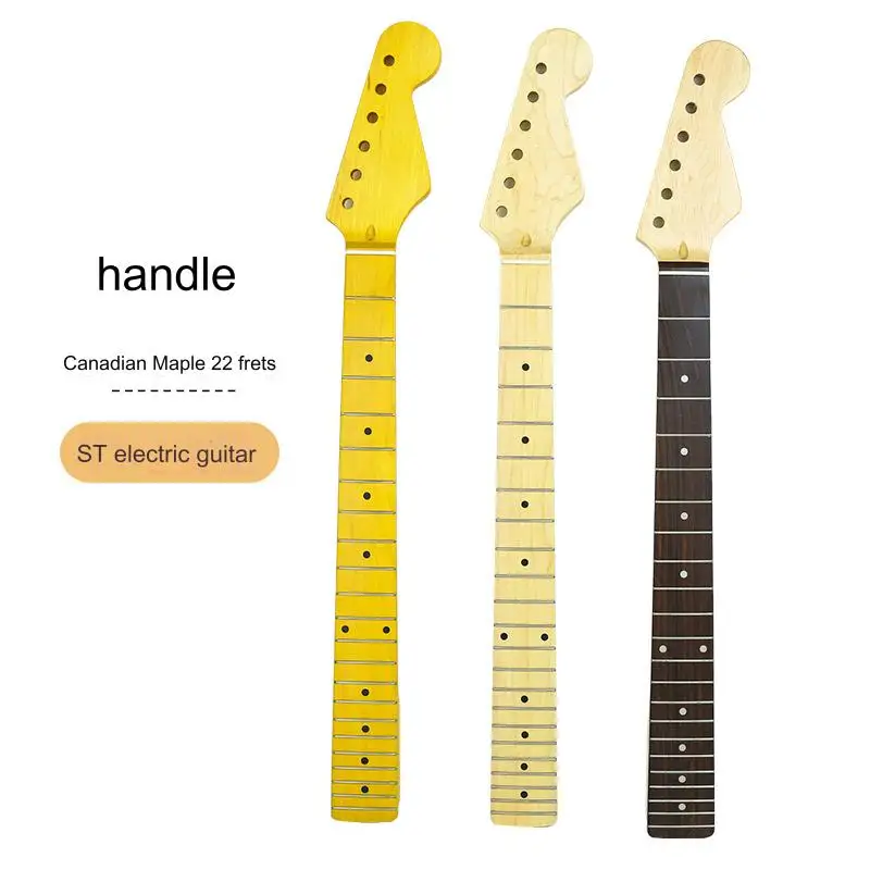 China OEM Custom For Sale Musical Instrument Electric Guitar Neck ST Neck, Matte Wood Color, Maple Handle Imported From Canada