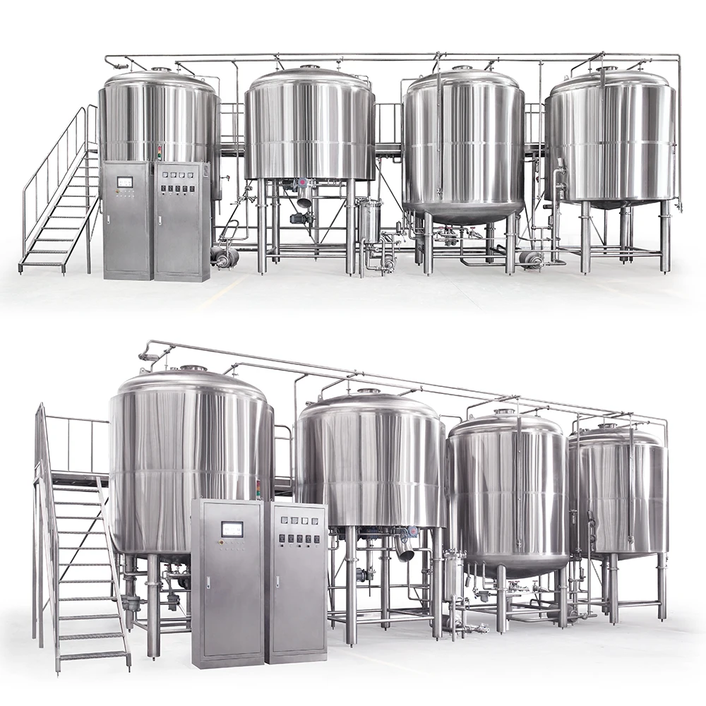 NDL CRAFT Industrial Brewing Equipment 5000L Beer Brewery Fermenting Facility With Four-vessel Brewhouse