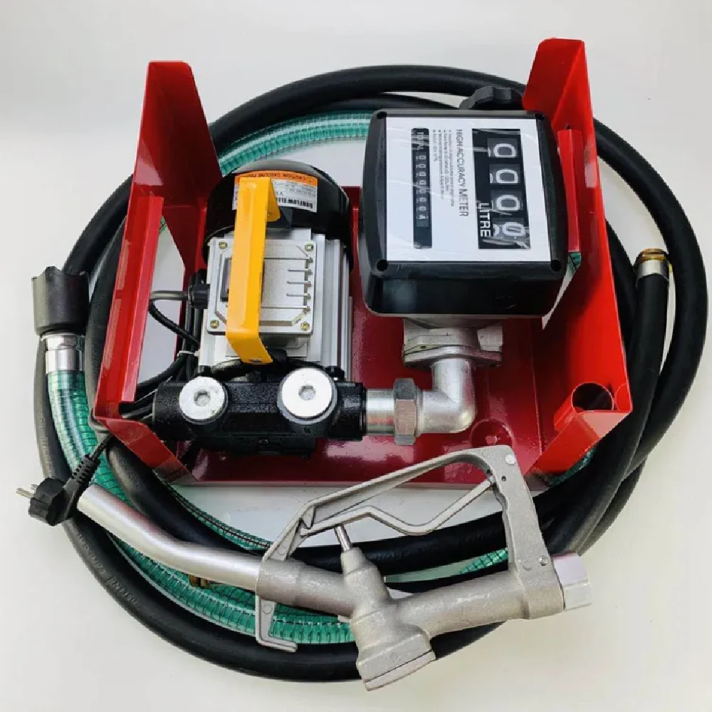 12v 40lpm mechanical diesel transmission pump set high-precision fuel transfer pump with digital instrument