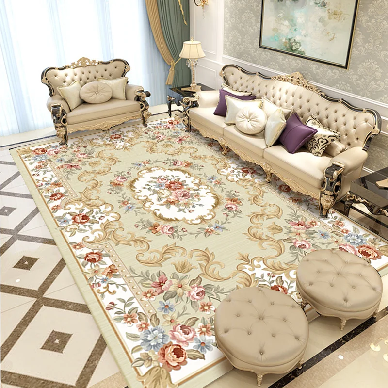 Home Decoration Wrinkle-resistant Handmade European Style Living Room Area Rug Carpets prayer mat turkish persian carpet