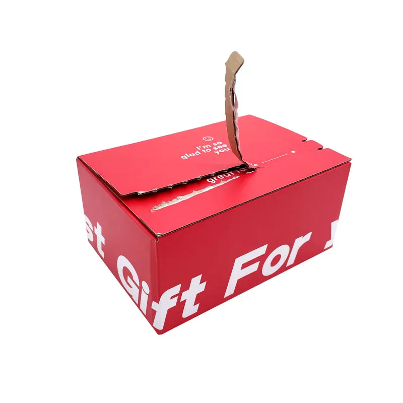 Гофрированная коробка с логотипом от производителя оптовая продажа по индивидуальному заказу Доставка почтовых отправлений Подарочные передвижные картонные коробки для упаковки