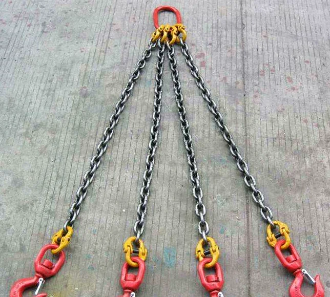 G80 Lifting Chain Sling with Master Link Clevis Hook