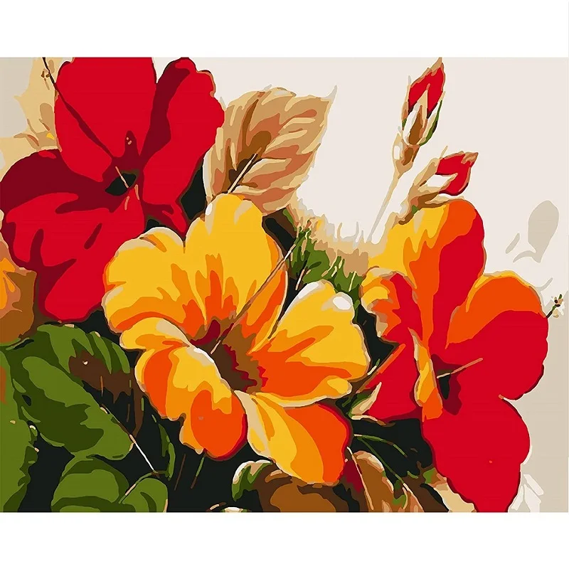 Fashionable Sunflowers Home Decoration DIY Canvas paint by Number with Best Price