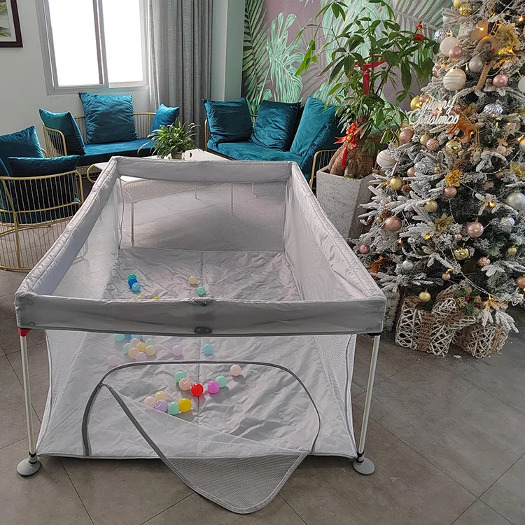 Foldable Oxford Fabric Outdoor Indoor Activity Center Large Baby Safety Fence Child Infants Playpen With entrance  Gate