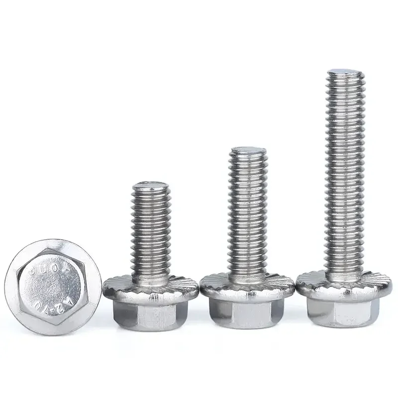 hot selling fastening metric flange bolt nut stainless 8mx1.25x150mm m9 zinc coating flange bolt