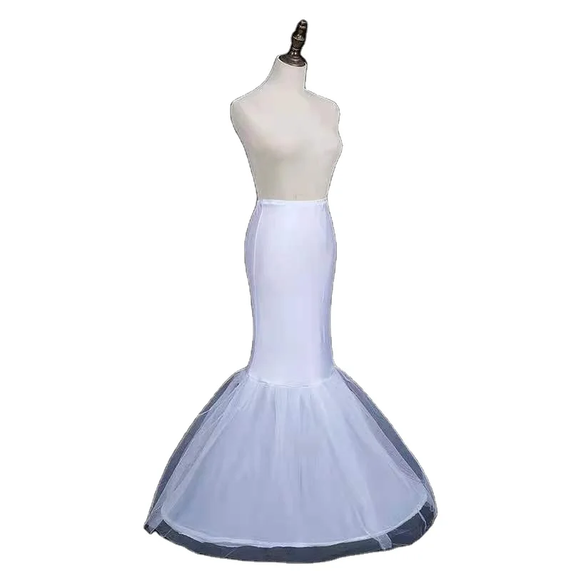 white Wholesale swelling skirt for wedding dresses bouffant Fluffy skirt lining Marriage gauze group of brace