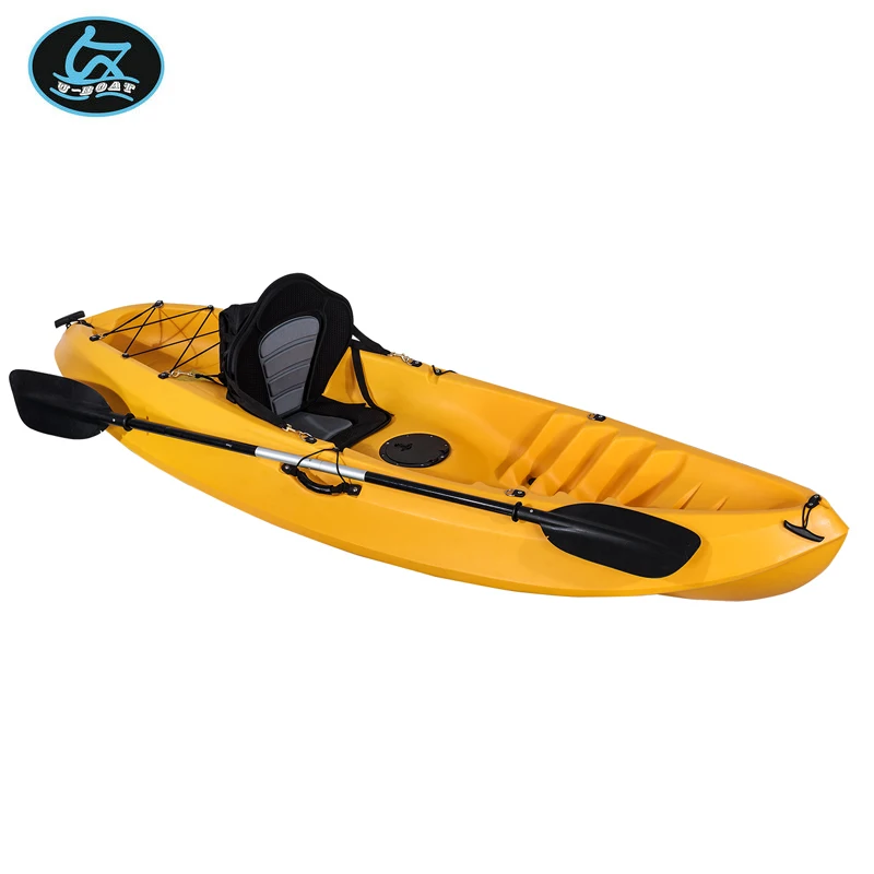 
U-boat plastic canoe kayak sit on top fishing canoe with paddle for sale 