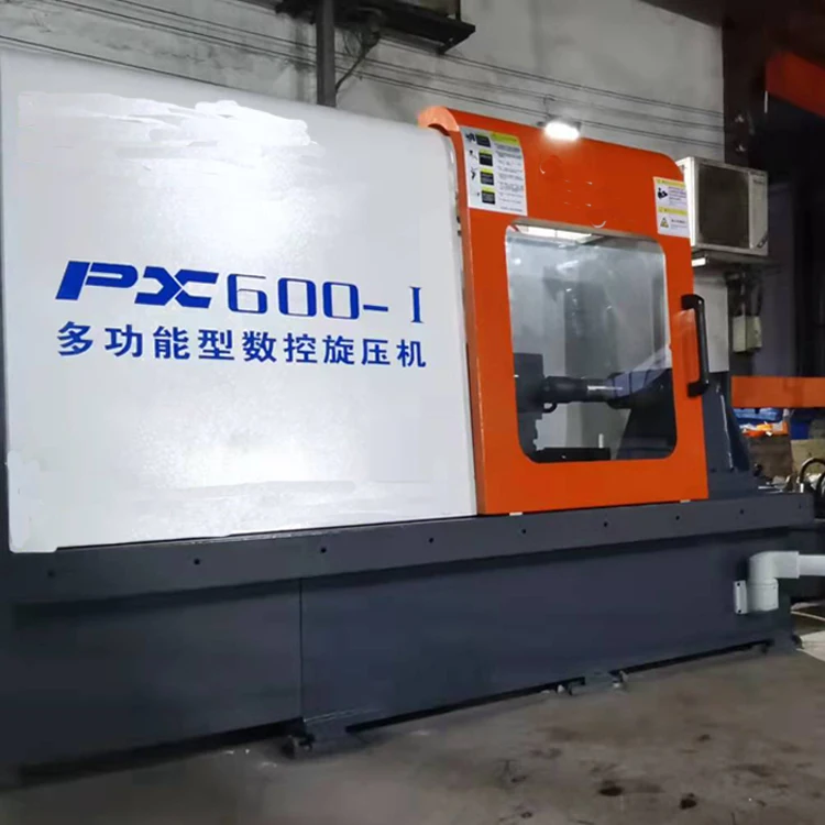 BOPX-600 High Accuracy CNC Heavy Duty Horizontal Slant Lamps  Cover Bowl Metal Spin Flow Lathe Forming Spinning Machine