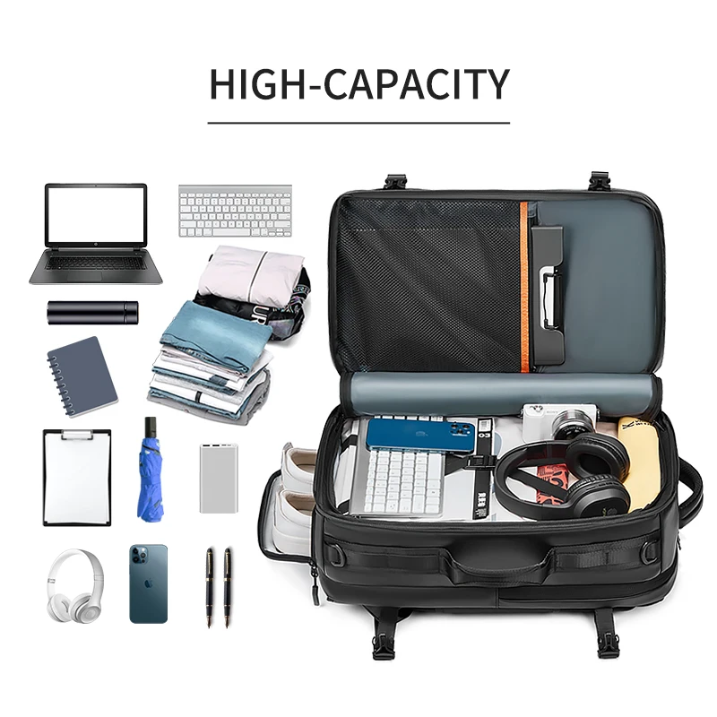 Outwalk waterproof large space 50L man travel business trip Multifunctional backpack bag