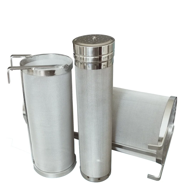 Stainless Steel 400 Micron Mesh Hop Spider 350 X 350 mm Hopper Filter Strainer