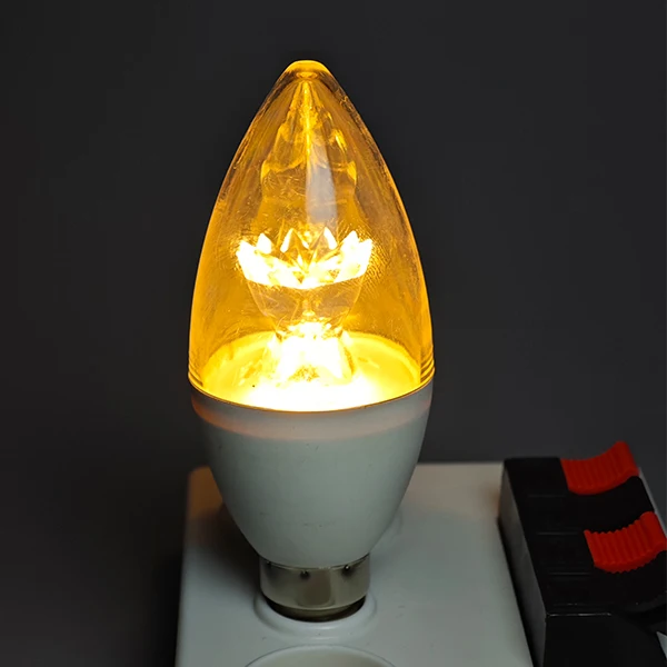 Mini Candle Led Bulbs 5w 6w 7w 9w 110v 220v Warm White 2200k 2700k LED Sharp Bulb