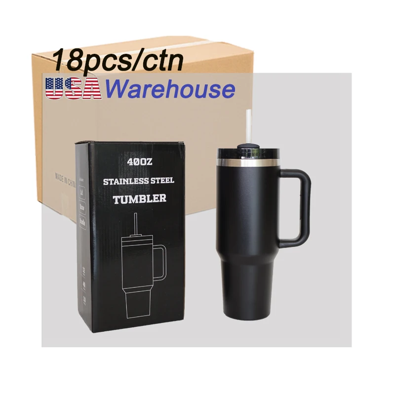 USA Warehouse Newest product Car Cup powder Vacuum Insulated stainless steel 40oz coffee wine beer Travel Mug tumbler