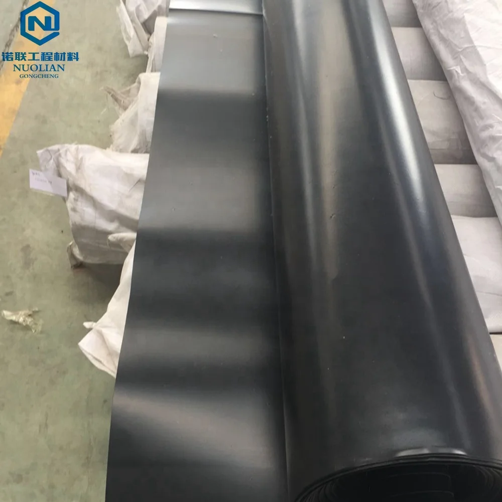2mm HDPE geomembranes for dam liner water tank smooth surface CN;SHG factory price geomembrane sheet large plastic pond liner