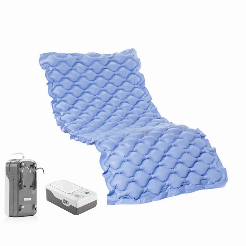 factory price anti-decubitus hospital ICU bed alternating pressure air bubble medical air mattress bed