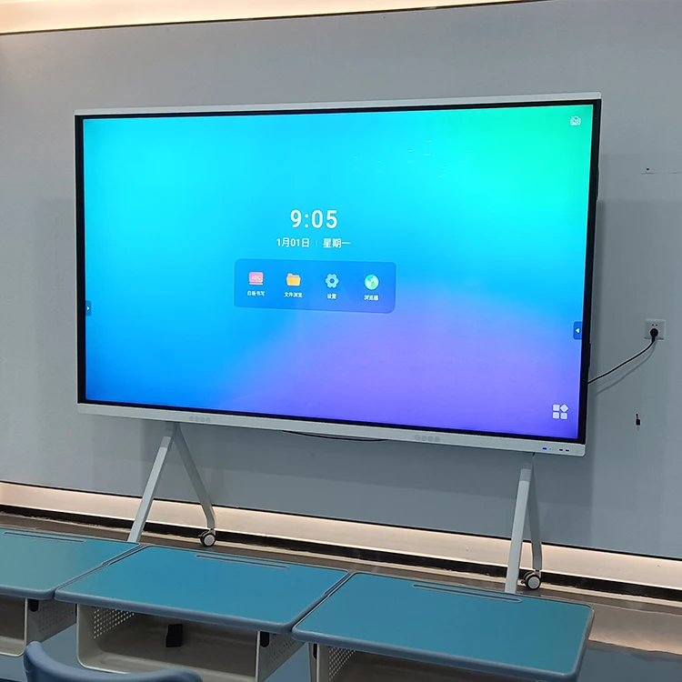 55 65 75 86 100 inch ir touch screen electronic interactive whiteboard with windows system