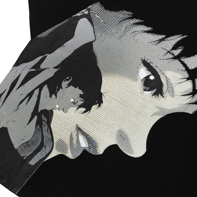 Unisex Summer Style Anime Print Tops Casual Short Sleeve T-Shirt with O-Neck Design 3D Digital Printing Customizable