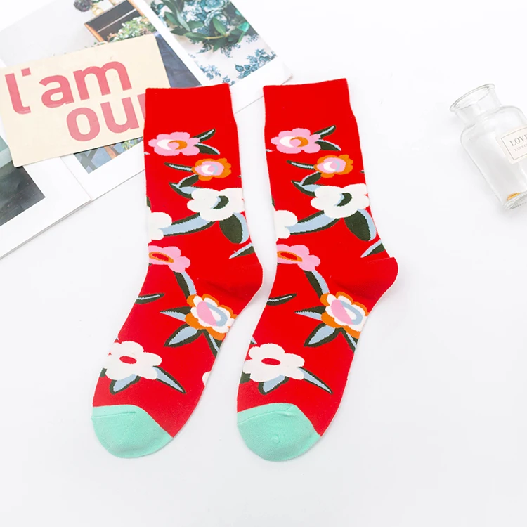 Customized European and American street new color socks