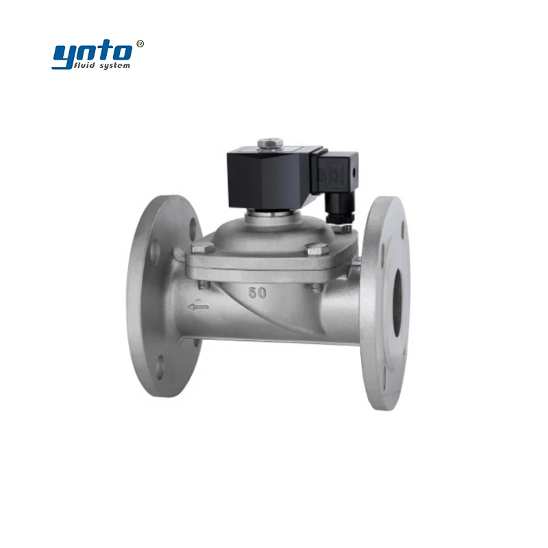 YNTO 15-50mm Brass Direct lifting diaphragm solenoid valve 2/2 way normally open type solenoid valve for air water gas